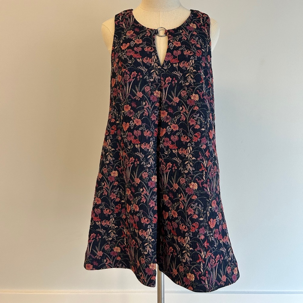 Free People Blue Floral Dress
